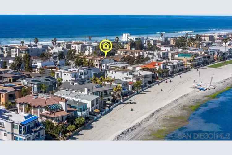 Buy custom home with ocean views in Mission Beach