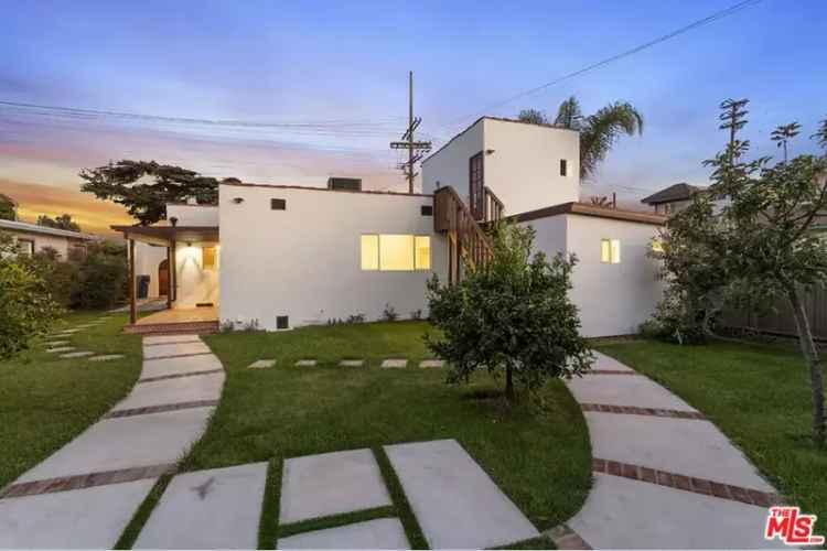 Buy House in Mar Vista Featuring Unique Spanish Character and Full Renovation