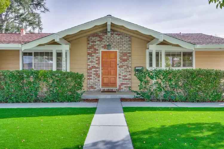 Buy home in Cupertino with spacious backyard and updated features