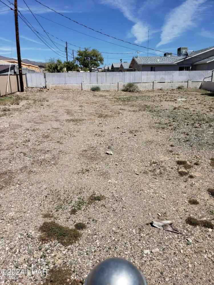 Buy Fenced Lot in Nice Location with Great Potential