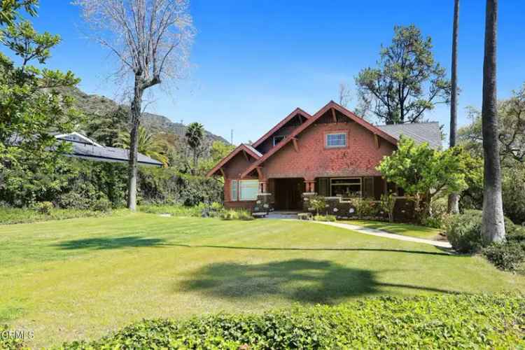 Buy Craftsman Home in La Canada Flintridge with Expansive Lot and Historic Charm