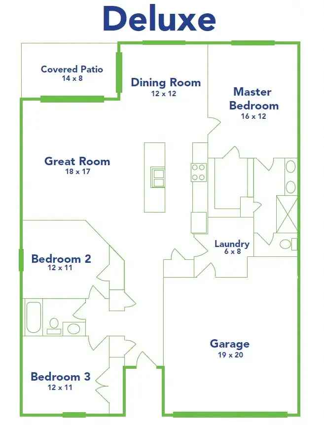 Rent Brand New 3 Bedroom Apartments in Lafayette with Premium Amenities