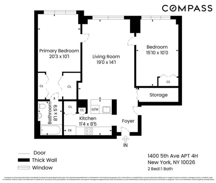 Modern Condo for Rent - Two Bedrooms near Central Park