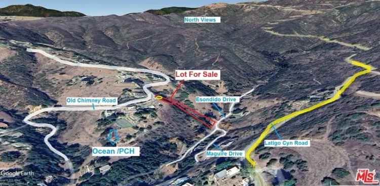 Land For Sale in 26999, Old Chimney Road, Unincorporated Santa Monica Mountains, California