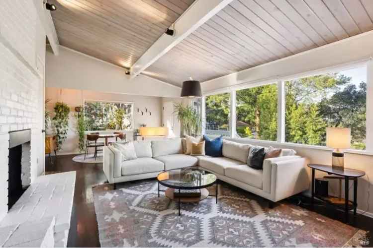 Buy Mid-Century Home in Mill Valley with Stylish Updates and Views