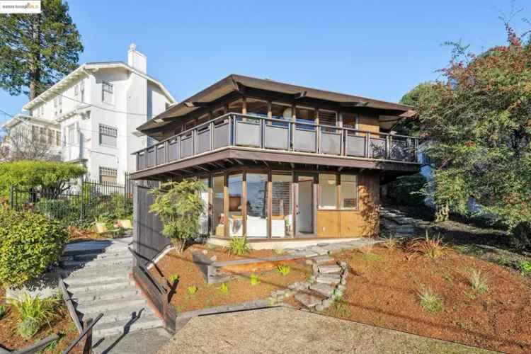 Buy Mid Century Modern House in Berkeley Hills with Stunning Bay Views