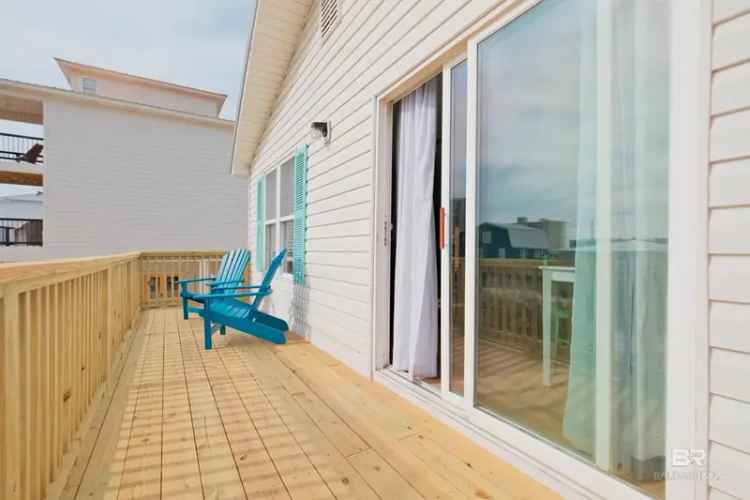 Beach house for rent in Gulf Shores with modern updates and great location