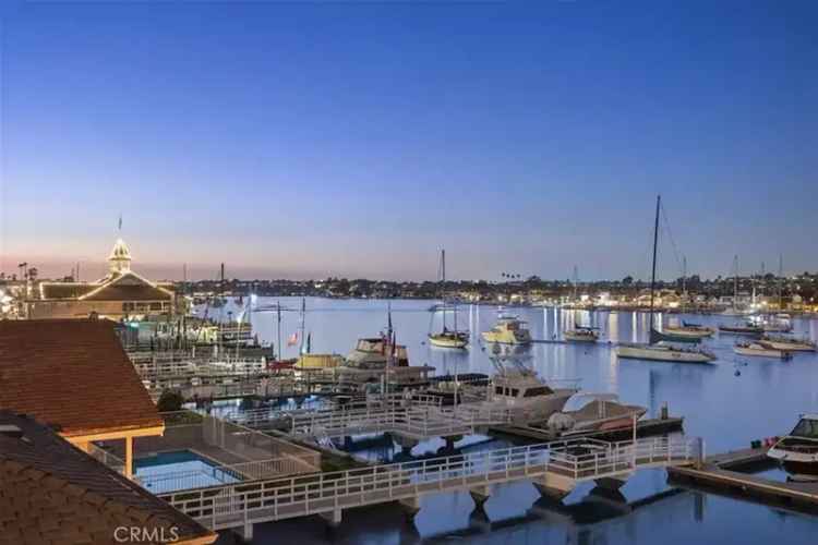 Buy Bayfront Masterpiece with Rooftop Deck in Newport Harbor