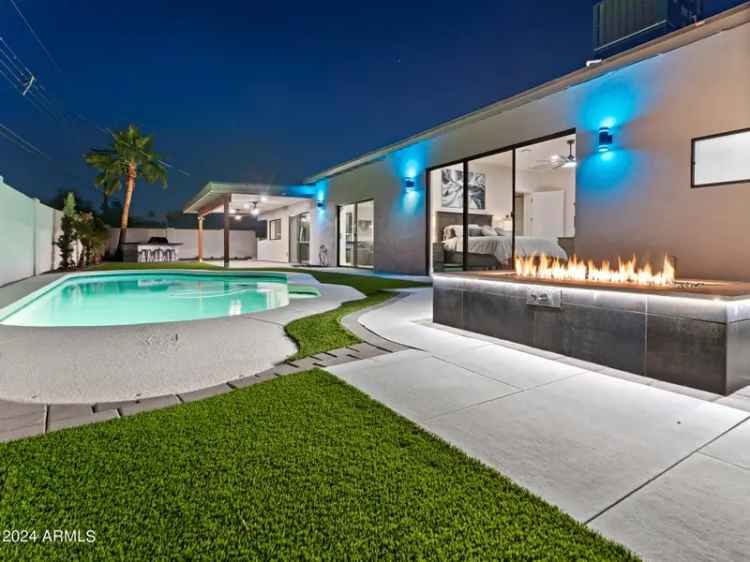 Buy Modern Luxury Ranch Home in Stunning Location with Pool and Fire Pit