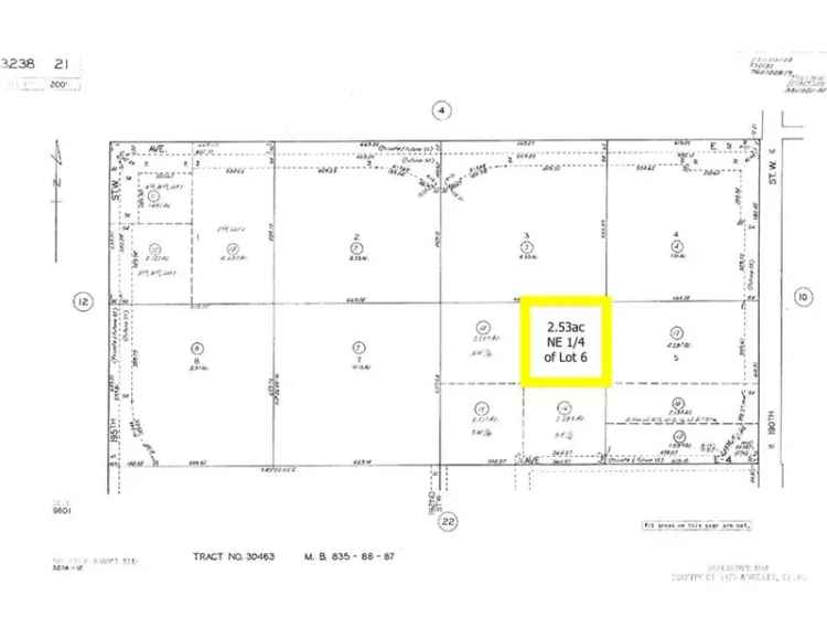 Land For Sale in Lancaster, California