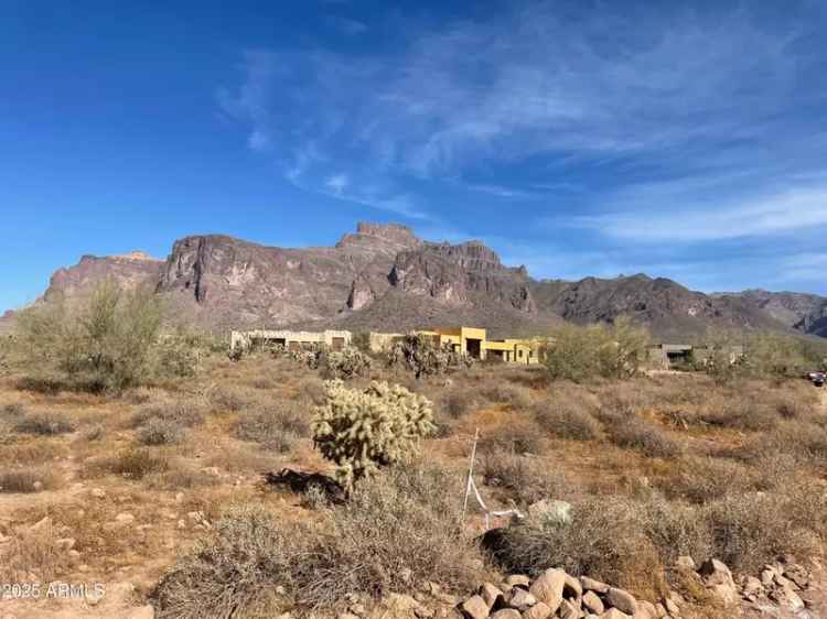 Buy Land with Superstition Mountain Views in Pristine Sonoran Desert