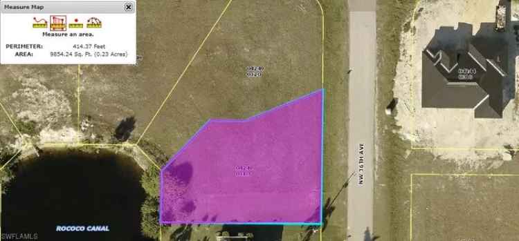 Land For Sale in 1536, Northwest 36th Avenue, Cape Coral, Florida