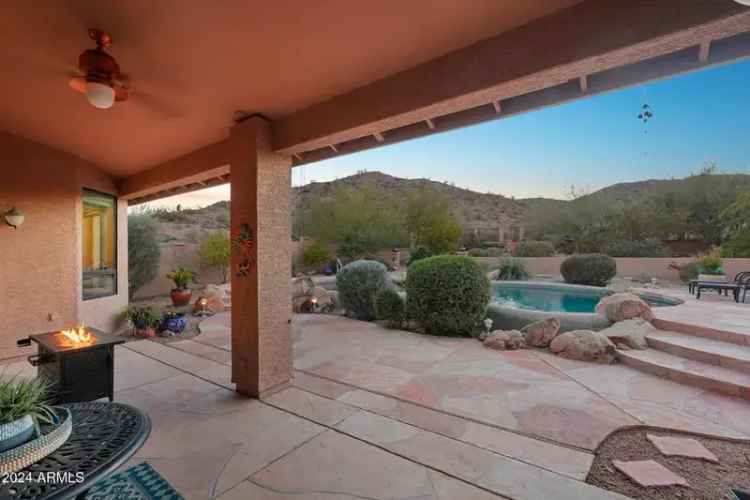 Buy Single Level Home with Pool and Mountain Views in Estrella