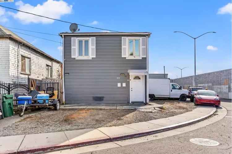 Buy Unique Live Work Duplex with Workshop in Oakland's Jingle Town Neighborhood