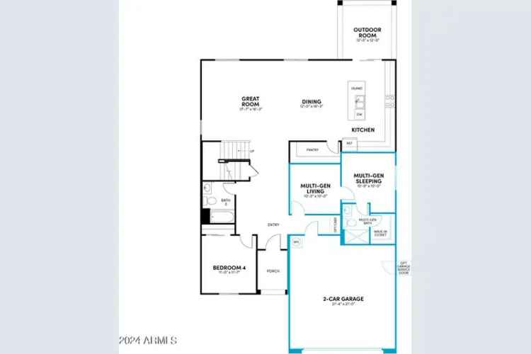 Buy 2-Story Ponderosa Home in Laurel at Blossom Rock with Live-In Suite