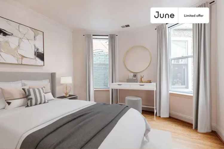 Rent Queen Bedroom in 3 Bedroom Apartment in Adams Morgan with Amenities