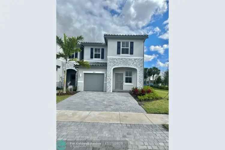 Rent New Construction Family Home in Coral Springs with Pool and Playground