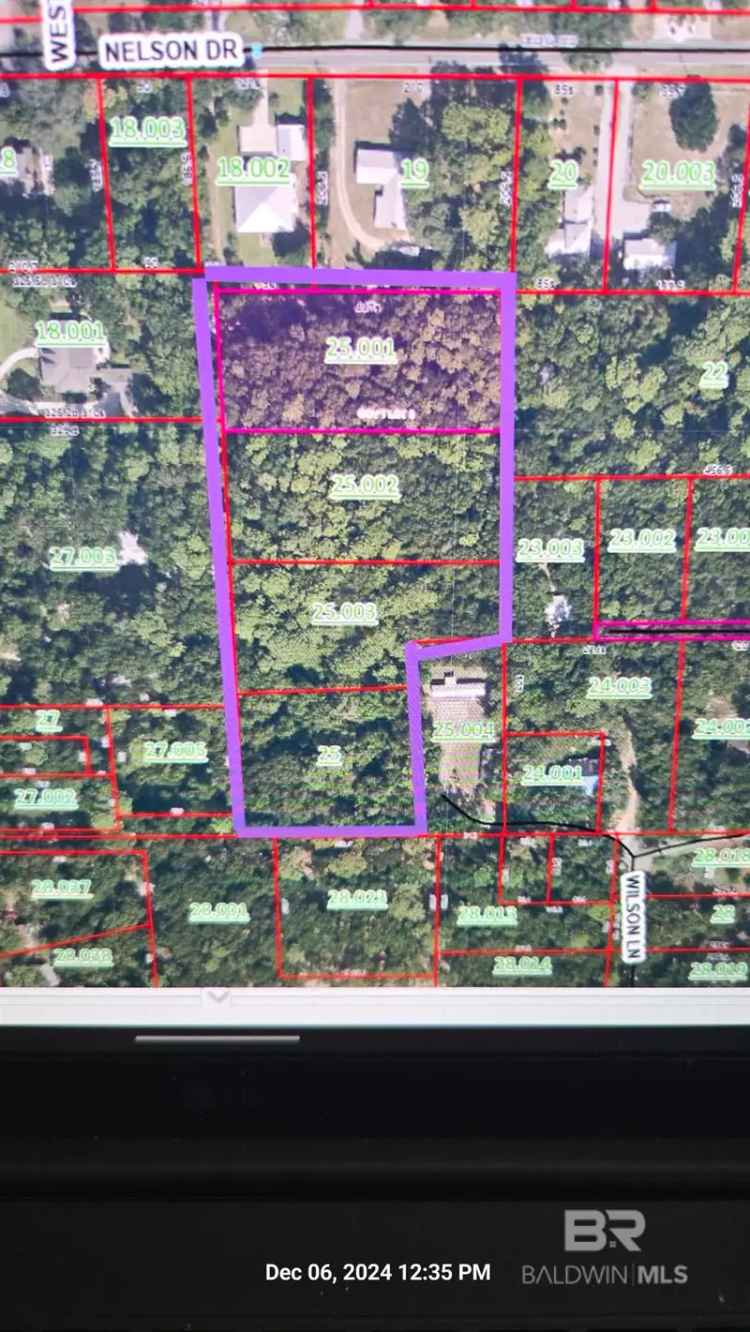 Buy Land Near Mobile Bay with Natural Beauty and Privacy