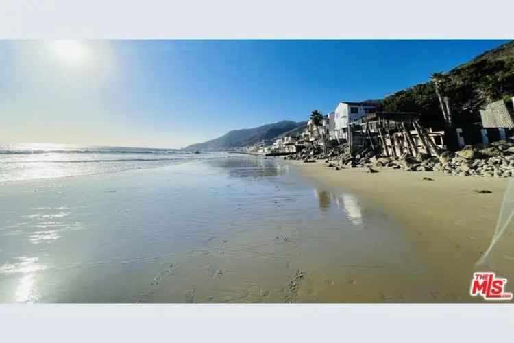 Trust Sale Buy Beachfront Compound in Malibu with Entertaining Potential