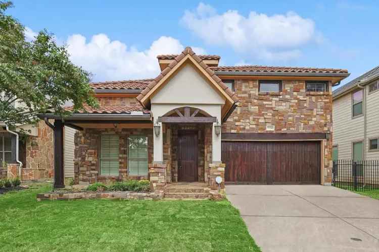 Mediterranean Home for Rent in Craig Ranch McKinney TX with Game Room