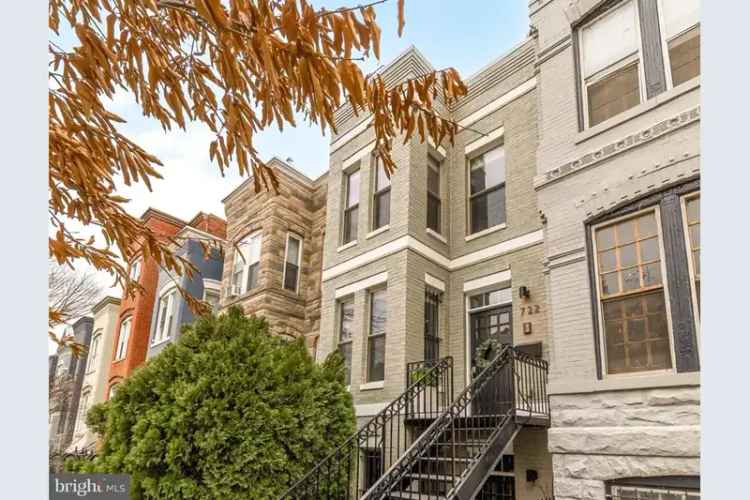 Rent Victorian townhome in Capitol Hill with modern features and charm