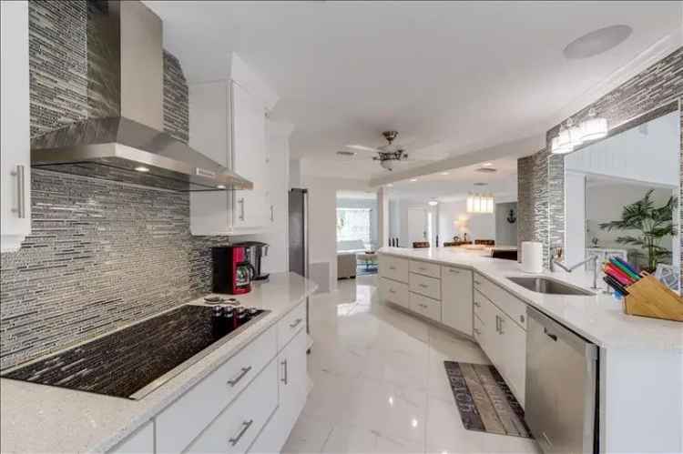 Coastal Contemporary Home for Rent in Bonita Springs with Gulf Access