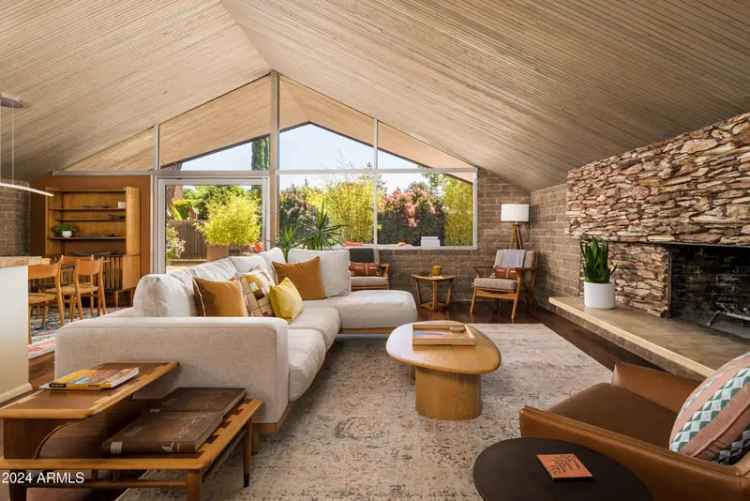 Buy Mid-Century Modern House in Sedona with Guest House and Unique Features