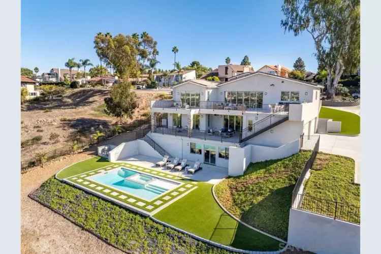 Luxury buy ocean view house in La Costa Meadows with pool and jacuzzi