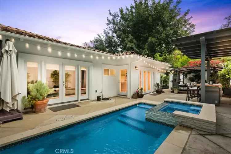 Rent a gated retreat house in Studio City with pool and stunning views