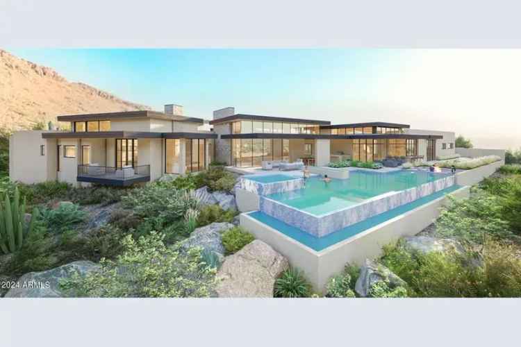 Buy Mountainside Retreat Estate in Desert With Infinity Edge Pool