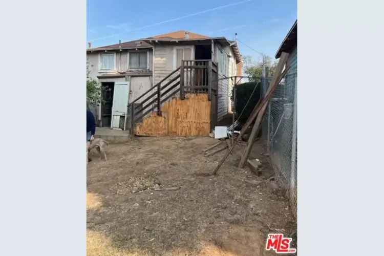 Buy House in Boyle Heights with Renovation Potential and Large Lot