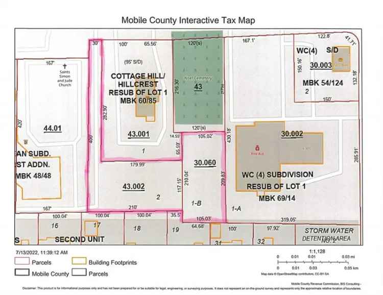 Land For Sale in 6311, Cottage Hill Road, Mobile, Alabama