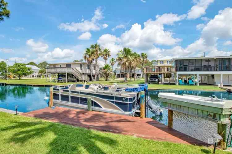 Buy 3 Bedroom House with Boat Dock in Gulf Shores AL