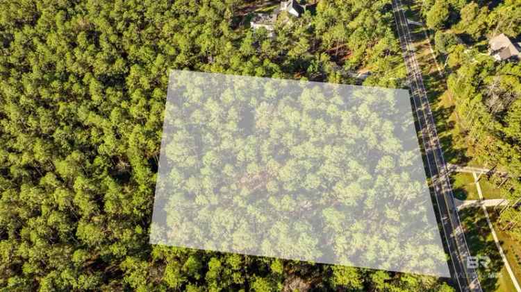 Buy acreage land in Spanish Fort with trees and nearby amenities