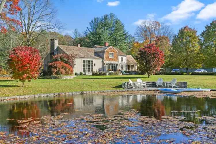 Buy Country Estate in Easton with Riverfront and Charming Cottage