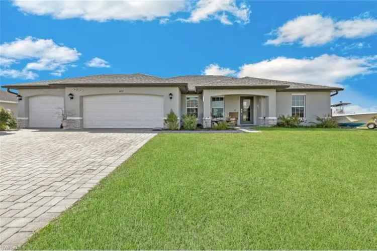 Buy House in Cape Coral with 4 Bedrooms and 3 Car Garage