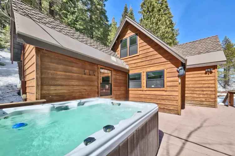 Rent cabin in Truckee with easy access to skiing and Lake Tahoe