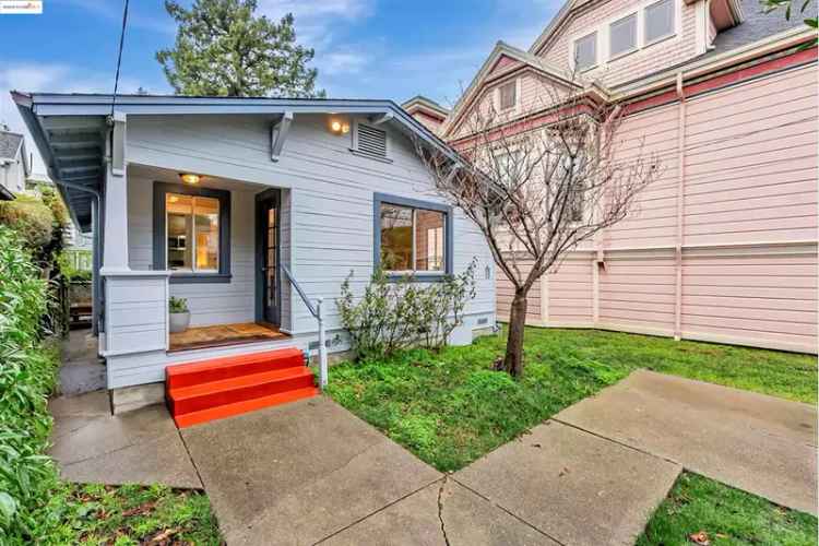 Buy House in Berkeley with Two Bedrooms and Charming Craftman Features