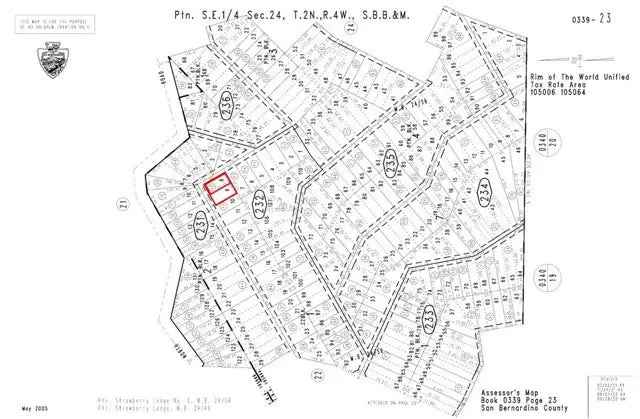 Land For Sale in Twin Peaks, California