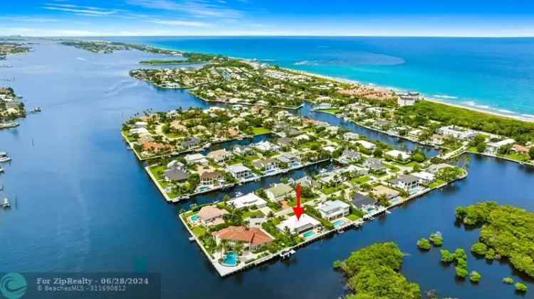 House For Sale in 7, Inlet Cay Drive, Ocean Ridge, Florida