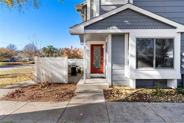 Buy Victorian style condo in Longmont with charming outdoor patio