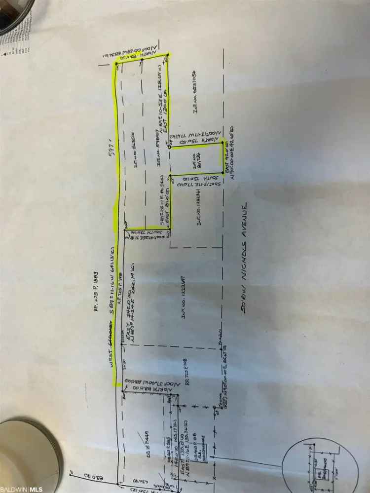 Buy residential land on Nichols Ave with potential for variance