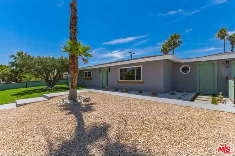 Stunning buy mid-century modern home in Palm Springs with pool and patio