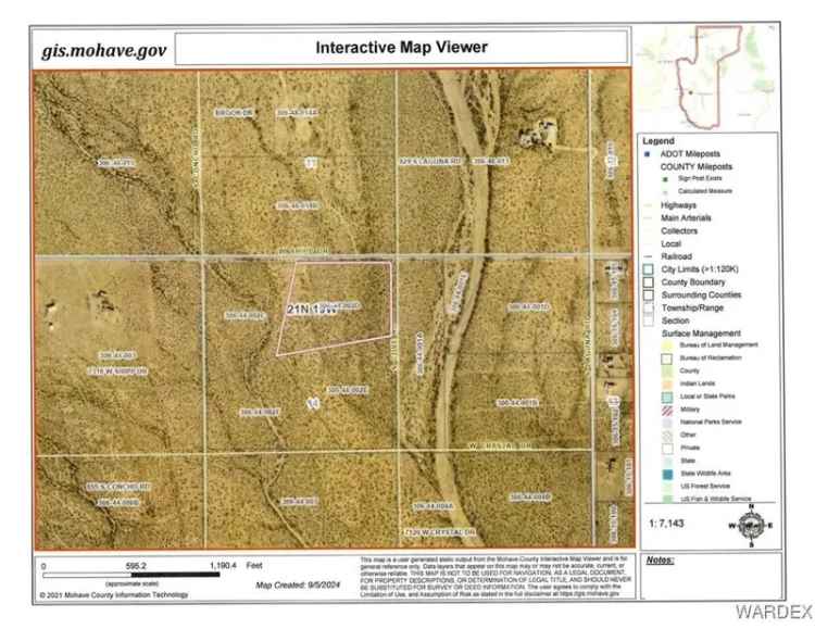 Land For Sale in Golden Valley, Arizona