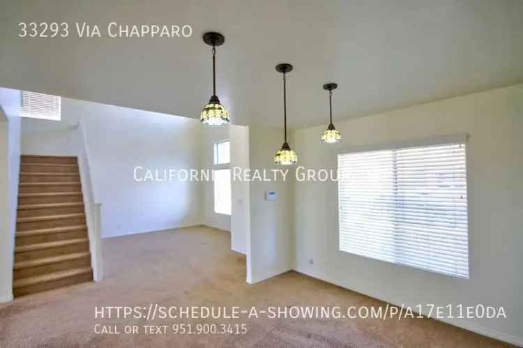 Rent 4 Bedroom Home in Temecula with Spacious Backyard and Loft Area