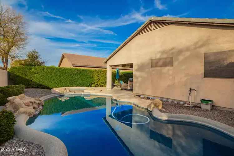 Buy Home with Resort Backyard in Gilbert Area with Pool and Spa