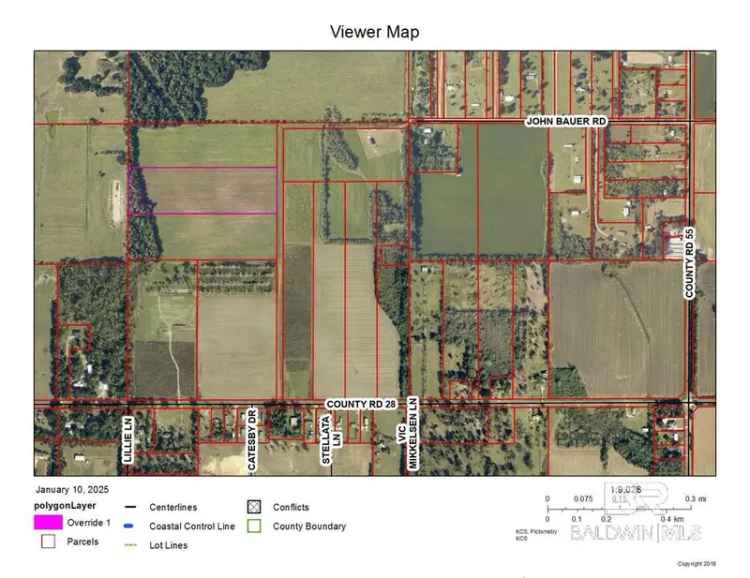 Land For Sale in Summerdale, Alabama