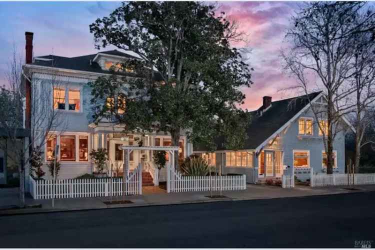 Buy historic heritage homes in downtown Petaluma with stunning details