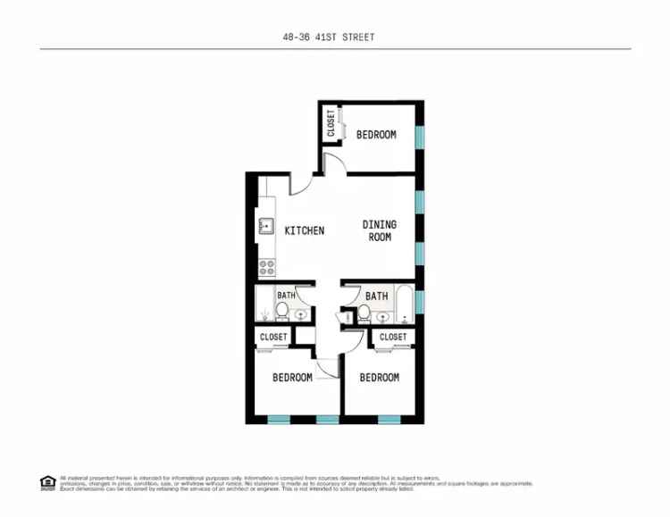 Rent Apartment in Sunnyside with 3 Beds 2 Baths and Modern Amenities