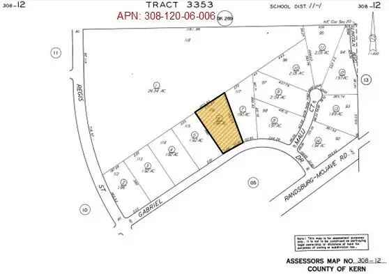 Land For Sale in 116, Gabriel Drive, Bakersfield, California